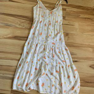 CUTE white floral summer maxi dress